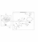 Gasket Set-Engine Sump Diagram and Parts List for  Briggs and Stratton Engine